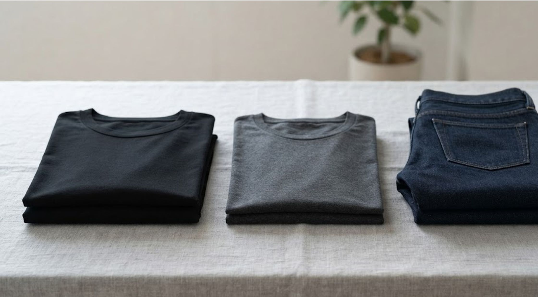 How to Make an Timeless Wardrobe with Black T-Shirts and slim Fit Tees and High-Quality Jeans