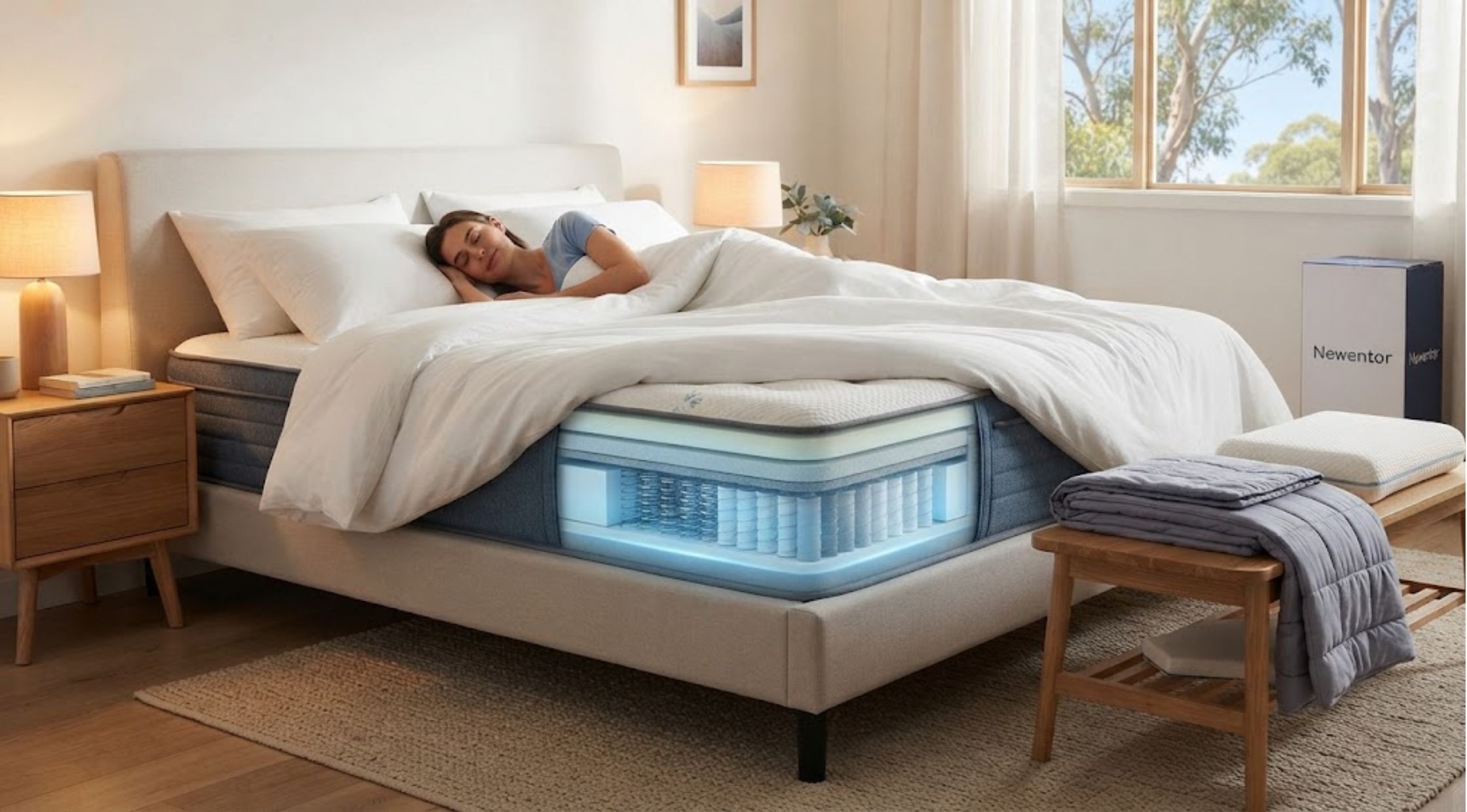 Newentor Australia Ergonomic Mattress-in-a-Box Comfort for Better Sleep