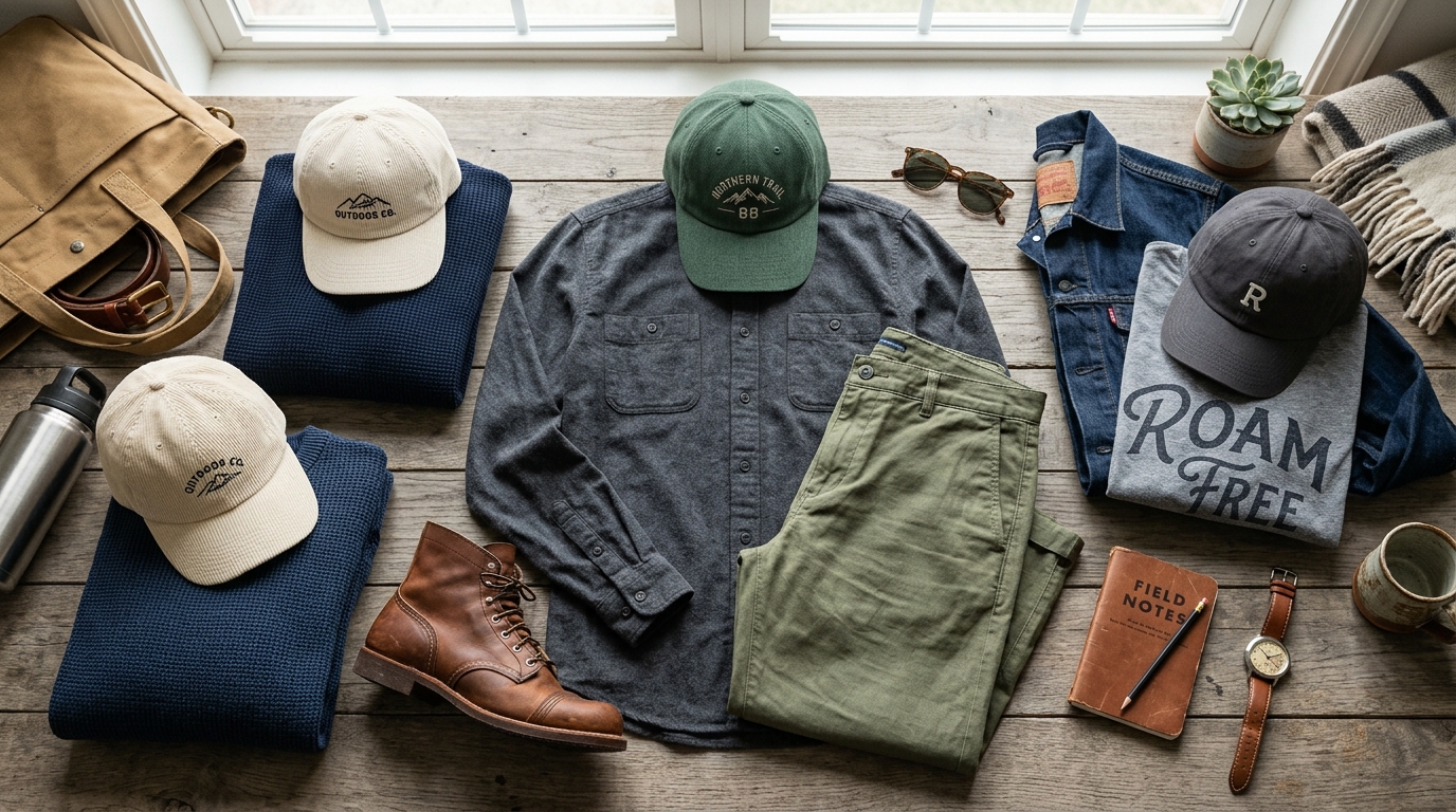 Dad Hats and casual Dad Apparel for comfortable everyday style
